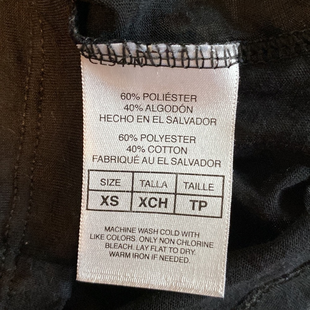 Soffe woman’s black lightweight top size xs - Picture 6 of 9